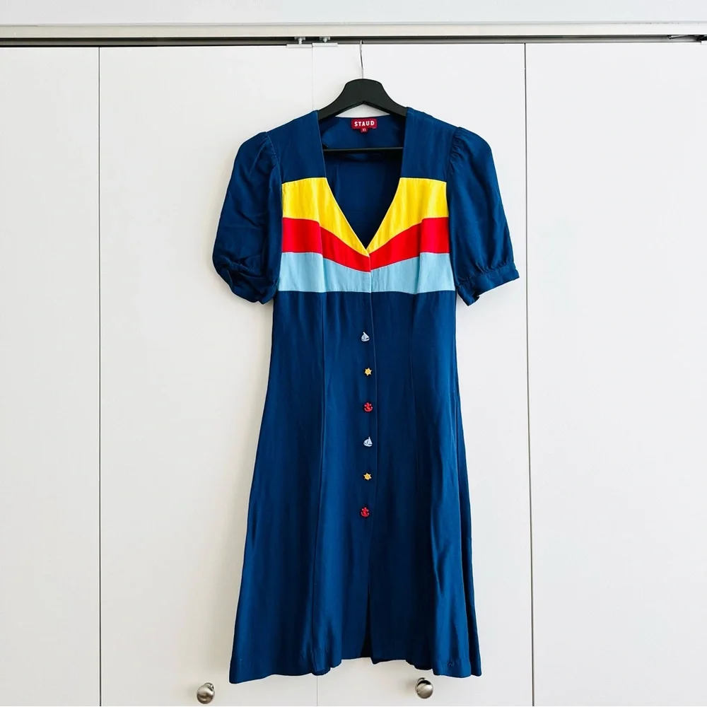 STAUD Roger Shirt Dress
